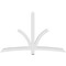 Ekena Millwork Davenport Architectural Grade PVC Gable Bracket, 84"W x 52 1/2"H x 4"D x 4"F, 15/12 Pitch GBP084X53X0404DAV00 - alternate 3